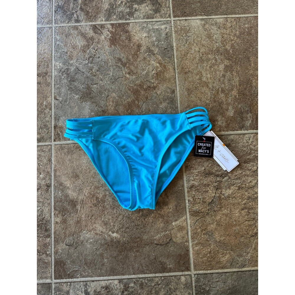 Salt & Cove Salt Strappy-Side Hipster Bikini Bottom
Size Small Aqua